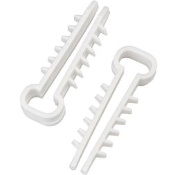 Дюбель-хомут 5-10 прямоуг. бел. (уп.100шт) Rexant 07-4610