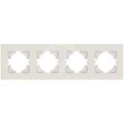 Рамка 4-местн. City беж. GUSI С1114-003