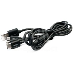 Кабель USB ELX-CDC05-C02 3в1- Micro USB-Lightning-Type C 3А 1.2м зарядка коробка черн. ERGOLUX 15099