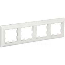 Рамка 4-м BRITE РУ-4-Бр бел./бел. IEK BR-M42-12-K01