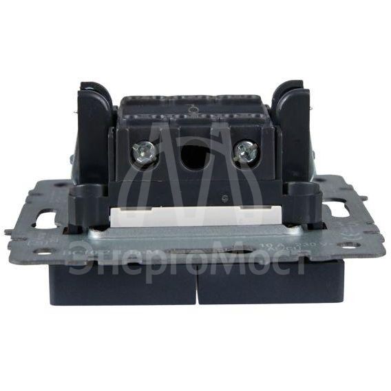 Выключатель 2-кл. СП BRITE ВС10-2-1-БрМ 10А с инд. маренго IEK BR-V20-1-10-K35