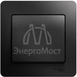 Выключатель 1-кл. СП Glossa 10А IP20 (сх. 1) 10AX в сборе антрацит SchE GSL000712