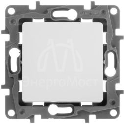 Механизм переключателя промежуточного 1-кл. СП Etika 10А IP20 250В 10AX винт. клеммы бел. Leg 672209