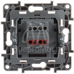 Механизм переключателя промежуточного 1-кл. СП Etika 10А IP20 250В 10AX винт. клеммы бел. Leg 672209