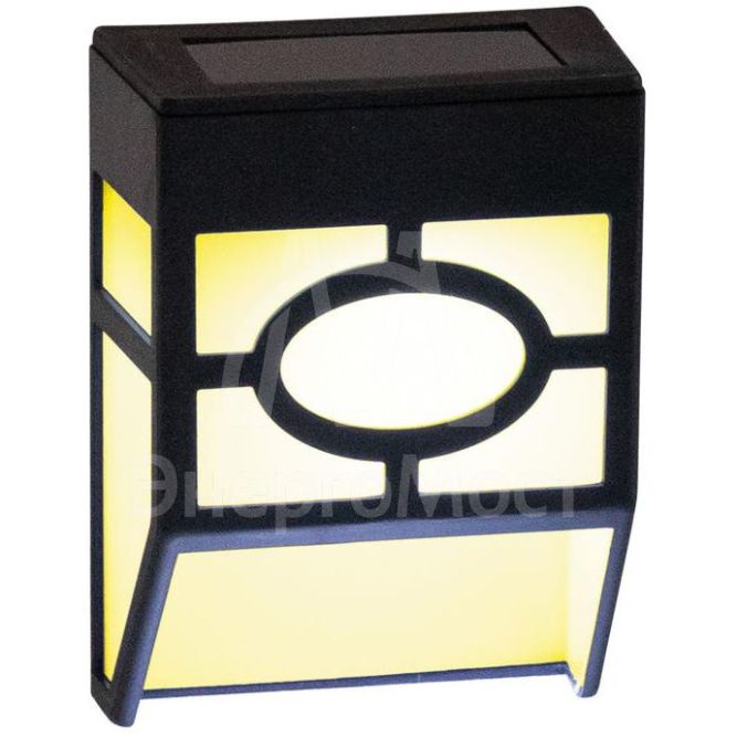 Светильник садовый 12х9х5см 4500К бел. свет на солнечной батарее настенный на 2-х крепл-х (уп.2шт) КОСМОС KOC_SOL112