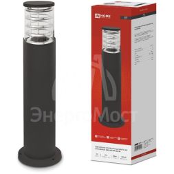 Светильник уличный напольный НБУ ART-PT-A60-BL алюминиевый под лампу A60 E27 600мм IP65 черн. IN HOME 4690612048499