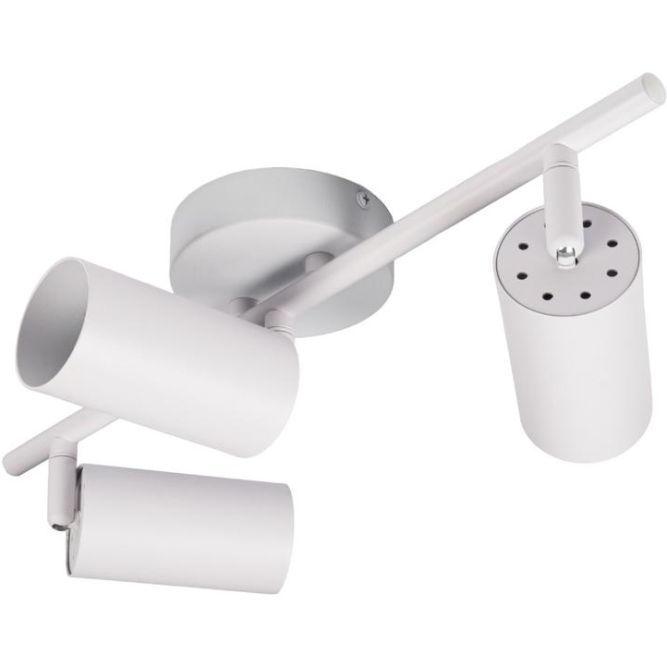 Светильник PCL-0403 3xGU10 IP20 230В WH настен./потолочн. декор. под лампу JazzWay 5066663