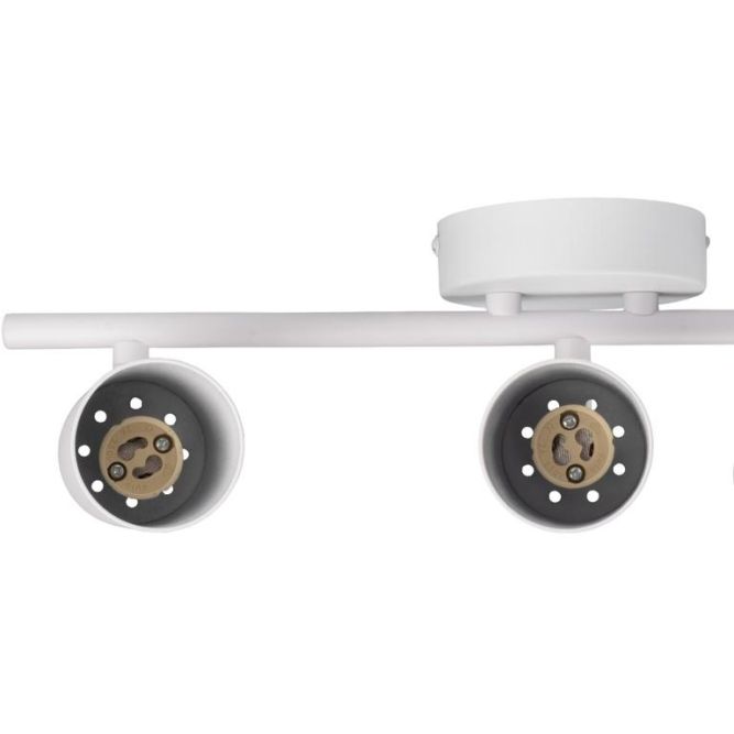 Светильник PCL-0403 3xGU10 IP20 230В WH настен./потолочн. декор. под лампу JazzWay 5066663