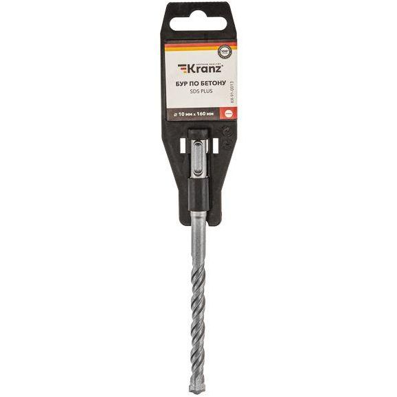 Бур по бетону 10x160мм SDS PLUS Kranz KR-91-0013