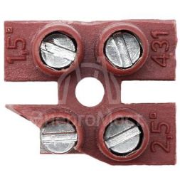 Колодка клеммная фибергласс 12х10мм винт. ф/г OK-434-12-FV DKC 43412FV