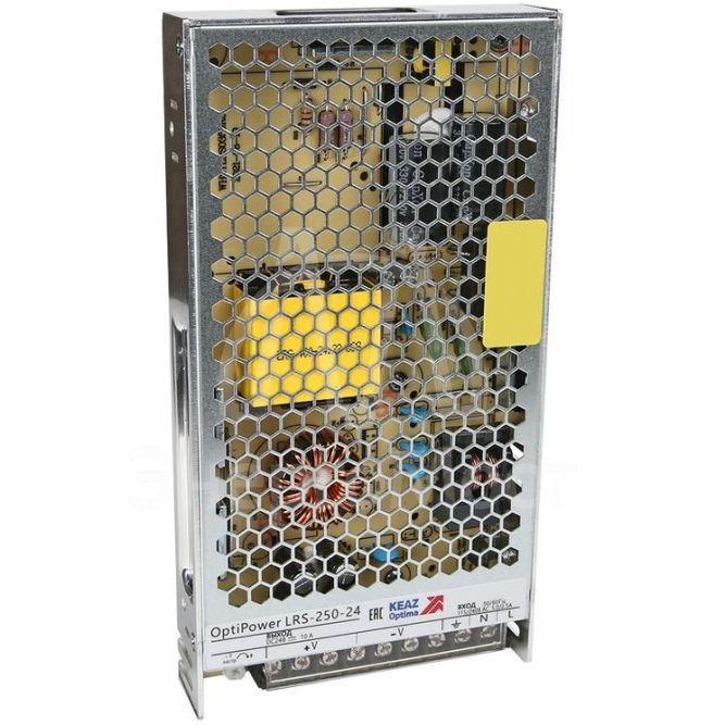 Блок питания панельный OptiPower LRS 250-12 21A КЭАЗ 328886