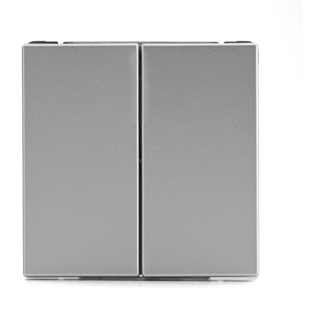 Выключатель 2-кл. ArtGallery (сх. 5) 10AX механизм алюм. SE GAL000351