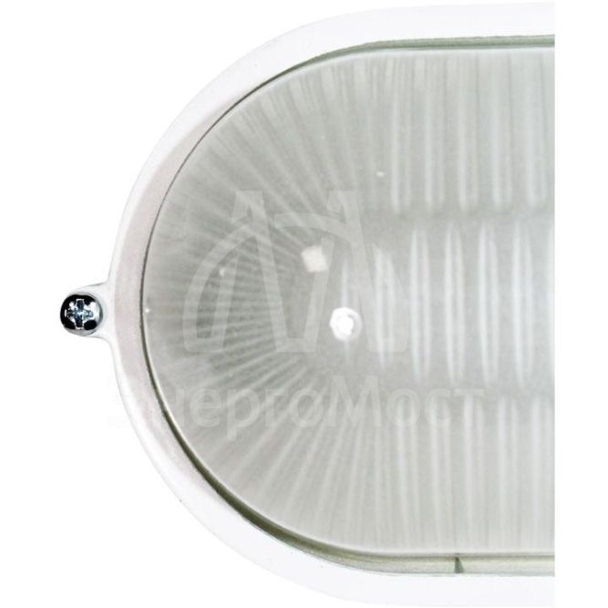 Светильник НПП 03-60-021 &amp;quot;Банник&amp;quot; 1401 овал малый 1х60Вт E27 IP65 корпус бел. Элетех 1005500938