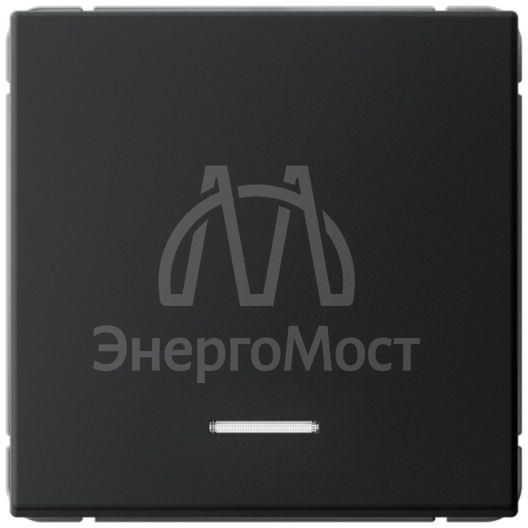 Выключатель 1-кл. ArtGallery (сх. 1а) 10AX с подсветкой механизм карбон SE GAL001013