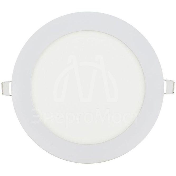 Светильник светодиодный ДВО 1605 12Вт 4000К IP20 круг бел. IEK LDVO0-1605-1-12-K02