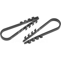 Дюбель-хомут 11-18мм для круглого кабеля NO-224-226 черн. (уп.100шт) Эра Б0066249