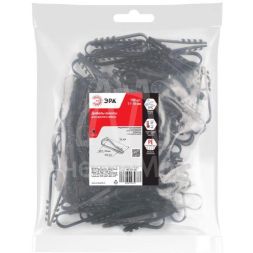 Дюбель-хомут 11-18мм для круглого кабеля NO-224-226 черн. (уп.100шт) Эра Б0066249