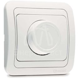 Светорегулятор СП 600Вт Mimoza бел/бел. Makel 12011