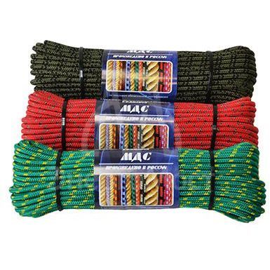 Шнур плетеный полипр. 5мм 16 прядный (уп.20м) Партнер 70697