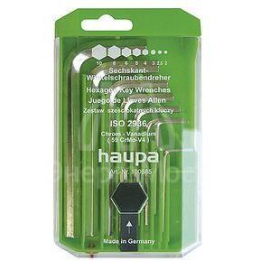 Набор шестигранных штифтовых ключей (8 предметов) HAUPA 100585