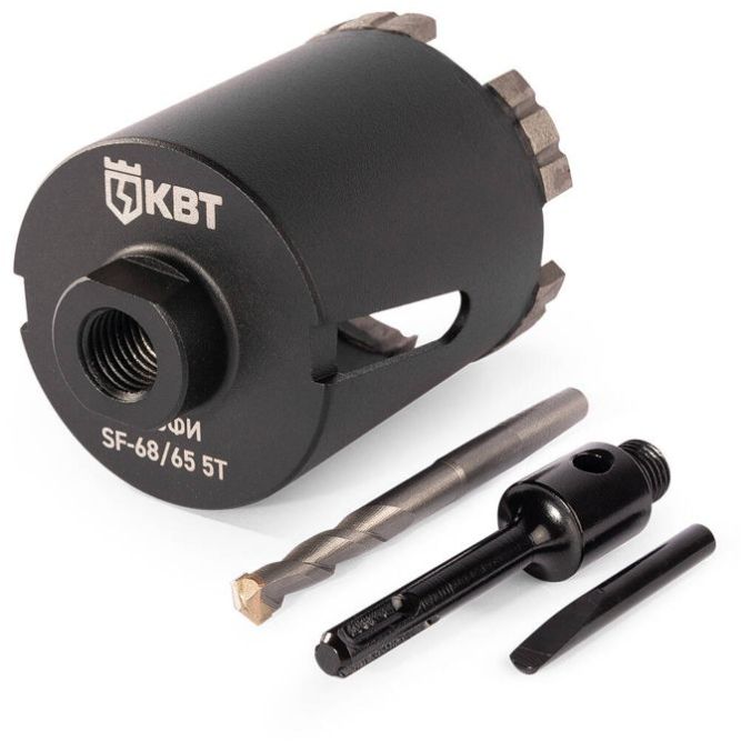 Коронка SF-68/65 5T с адаптером SDS-Plus ПРОФИ КВТ 102560
