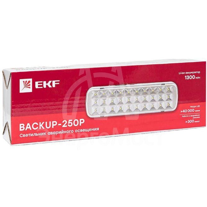 Светильник аварийного освещения BACKUP-250P пост. действия LED PROxima EKF dpa-103