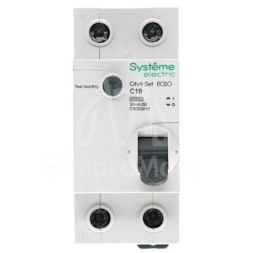 Выключатель автоматический дифференциального тока (АВДТ) 1P+N С 10А 4.5кА 30мА Тип-A 230В City9 Set SE C9D55610