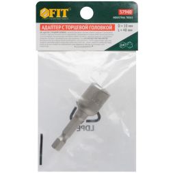 Насадка для шурупов и болтов с 6-гр.головкой Профи d10мм L48мм FIT 57940