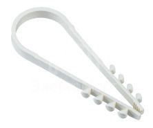 Дюбель-хомут 19-25мм для круглого кабеля нейлон бел. (уп.25шт) IEK UDH13-19-25-025-K01