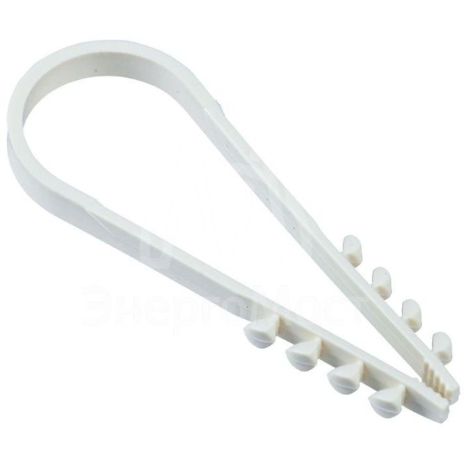 Дюбель-хомут 19-25мм для круглого кабеля нейлон бел. (уп.25шт) IEK UDH13-19-25-025-K01