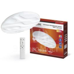 Светильник светодиодный COMFORT WAVE 75Вт 230В 3000-6500К 6000лм 500х85мм с пультом ДУ IN HOME 4690612034836