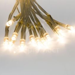 Гирлянда светодиодная &amp;quot;Сеть&amp;quot; 1.8х1.5м 180LED тепл. бел. 15Вт IP20 провод прозр. ПВХ Neon-Night 215-136