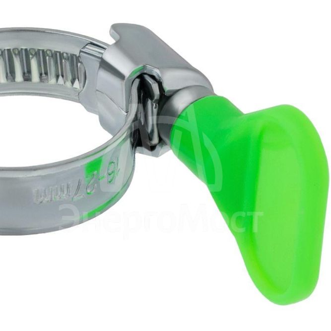 Хомут стальной червячный 16-27 с ключом W (Россия) Rexant 07-0616-1