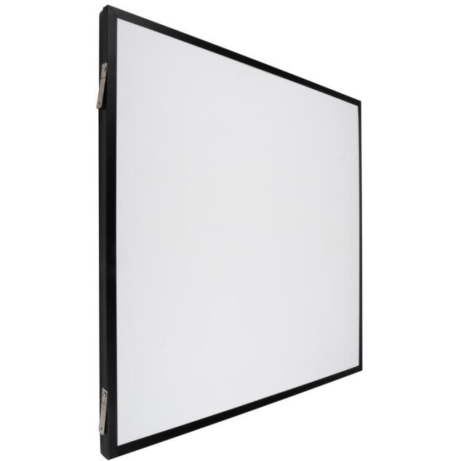 Светильник светодиодный ДВО PPL 588/G OPAL 40Вт 4000К IP40 588х588х25мм BLACK Грильято Pro JazzWay 5062023