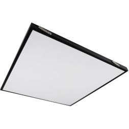 Светильник светодиодный ДВО PPL 588/G OPAL 40Вт 4000К IP40 588х588х25мм BLACK Грильято Pro JazzWay 5062023