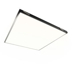 Светильник светодиодный ДВО PPL 588/G OPAL 40Вт 4000К IP40 588х588х25мм BLACK Грильято Pro JazzWay 5062023