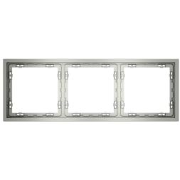 Рамка 3-м S70 пластик. сталь Voltum VLS100305