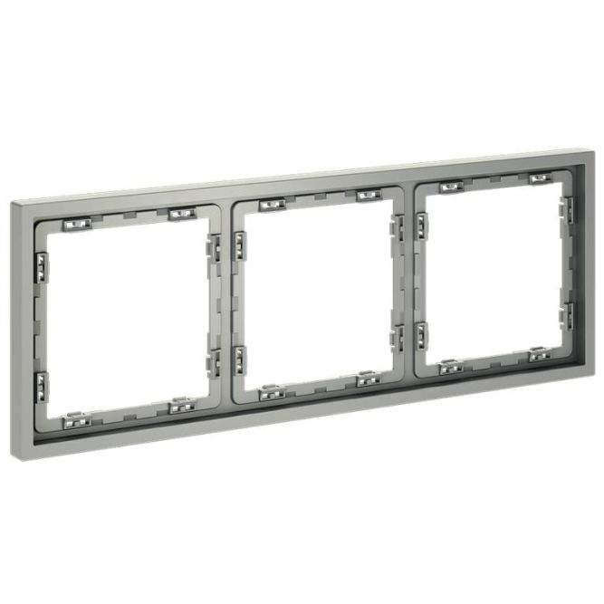 Рамка 3-м S70 пластик. сталь Voltum VLS100305