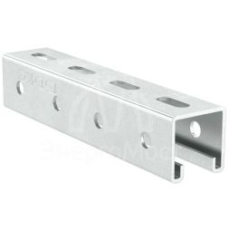 Профиль С-образный перфорир. 41х41 L500 сталь 2.5мм LAS DKC BPM4105