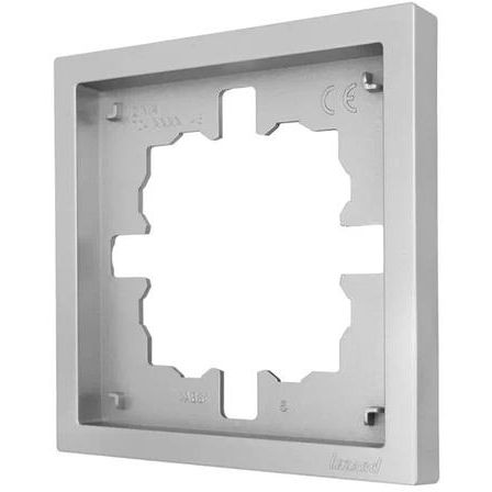 Рамка 1-мест. горизонт. ZIMA сер. матов. LEZARD 704-7400-146