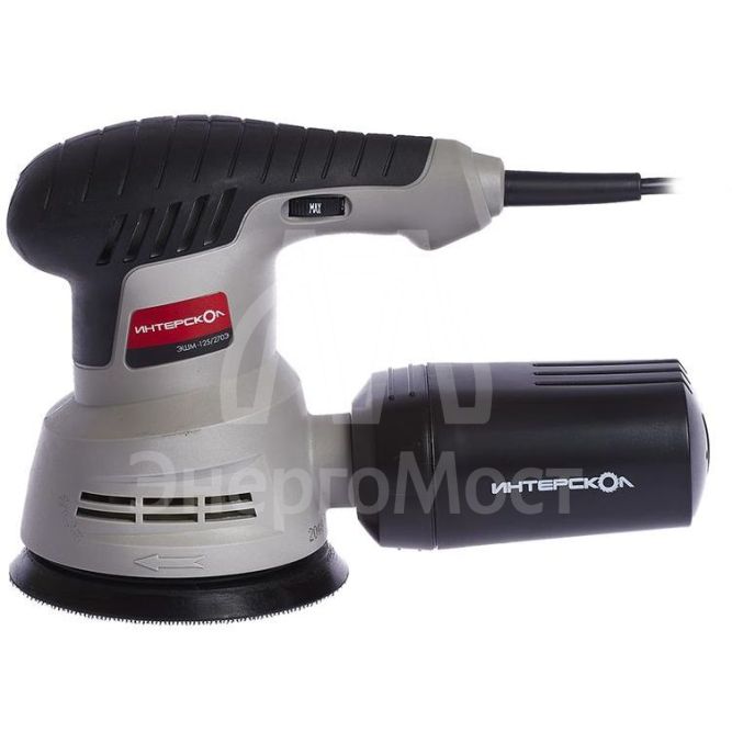 Машина ручная электрическая эксцентриковая шлифовальная ЭШМ-125/270Э ИНТЕРСКОЛ 1040900100
