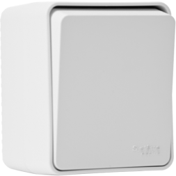 Выключатель 1-кл. AtlasDesign Profi54 IP54О/У кнопочный 10АХ бел. SE ATN540115