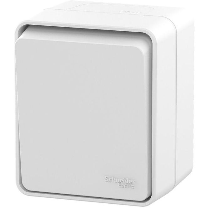 Выключатель 1-кл. AtlasDesign Profi54 IP54О/У кнопочный 10АХ бел. SE ATN540115