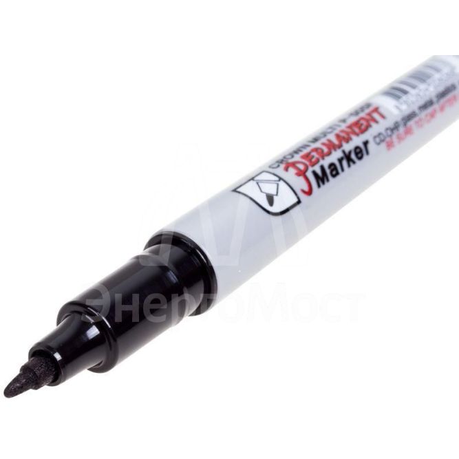 Маркер перманентный &amp;quot;Multi Marker Super Slim&amp;quot; 1мм пулевидный черн. Crown 08-8001