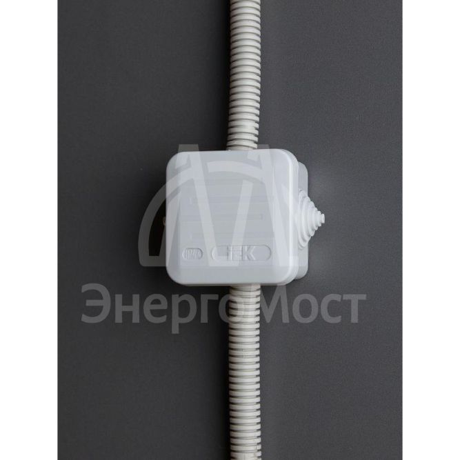 Коробка распаячная ОП 70х70х40 IP44 КМ41236 (4 гермоввода) IEK UKOZ11-070-070-040-K41-44