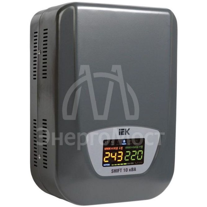 Стабилизатор напряжения Shift 10кВА настен. IEK IVS12-1-10000