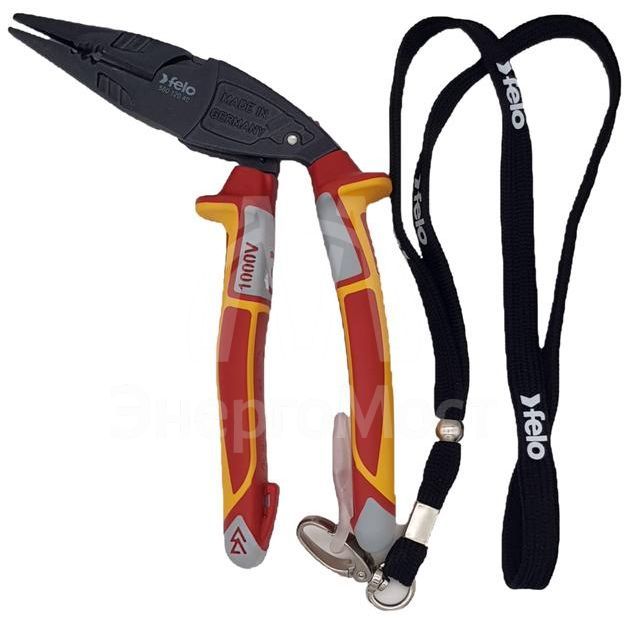 Пассатижи изогнутые диэлектрические ErgoMulti 200мм Felo 58012040