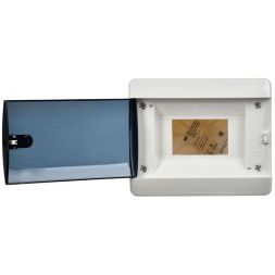Корпус пластиковый ЩРН-П-6 IP41 черн. прозр. дверь UNION Compact IEK UIC-KP12-N-06-41-K01