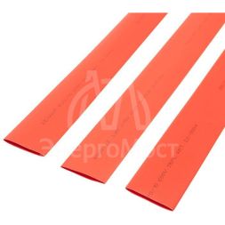 Трубка термоусадочная 20.0/10.0 1м красн. Rexant 22-0004