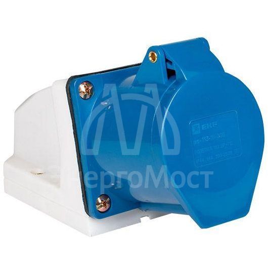 Розетка наружн. уст. 16А 220В 2P+PE IP44 (113) EKF ps-113-16-220